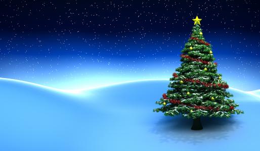 新的一年，圣诞树，圣诞快乐，圣诞装饰