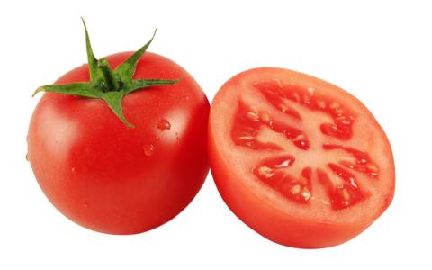 番茄，一半