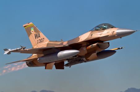 f-16c，起飞，战斗机，战斗猎鹰
