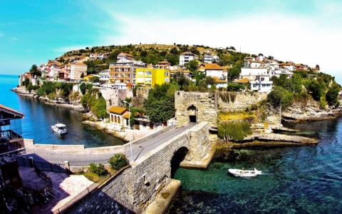 土耳其，barthin，桥梁，美丽