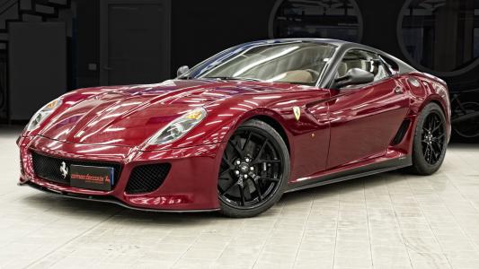 599 GTO，红色，壁纸
