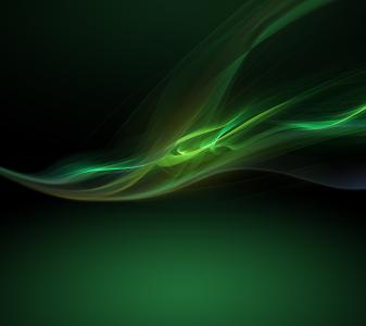 xperia，索尼，抽象，创意，绿色