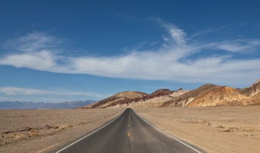 道路，公路，沙漠