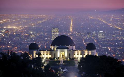 天文台，洛杉矶，洛杉矶，壁纸