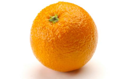 橙色，水果