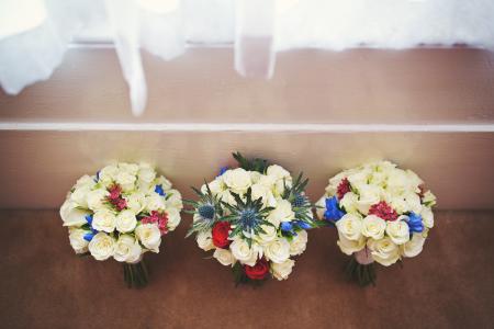 花束，婚礼，玫瑰，鲜花