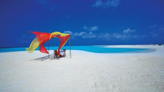 岛，马尔代夫，壁纸