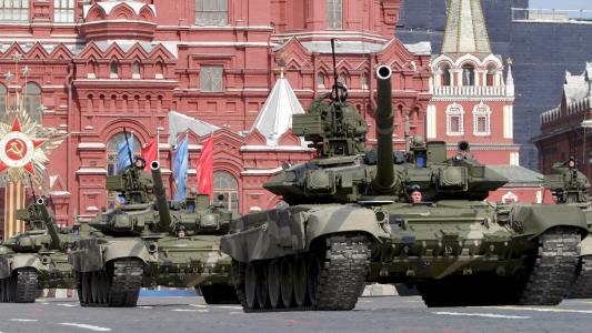 T-90，军事装备，坦克，俄罗斯，俄罗斯，莫斯科，阅兵式