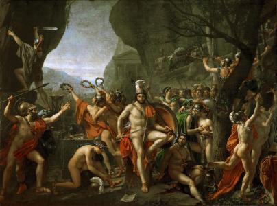 大卫，雅克 - 路易，列昂尼德在温泉之战