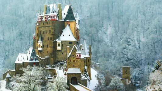 Eltz，城堡，德国，壁纸