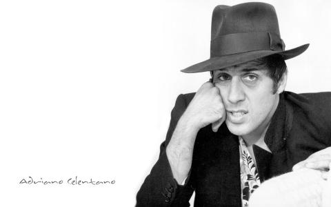 阿德里亚诺Celentano，演员，音乐家，歌手，帽子，阿德里亚诺Celentano