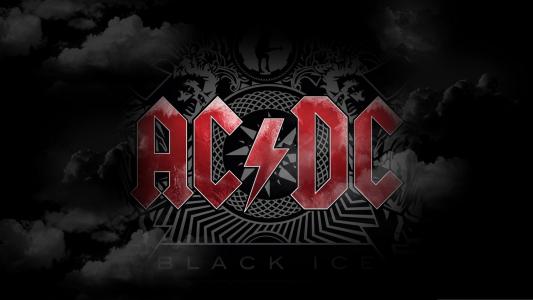 AC DC，黑色，冰