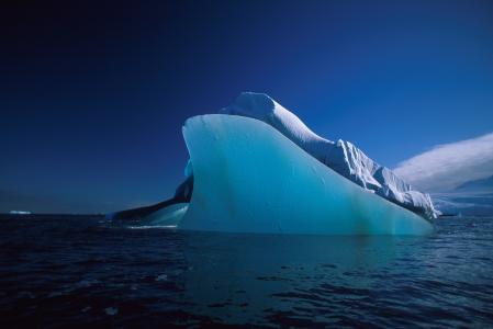 冰山，北海，冰