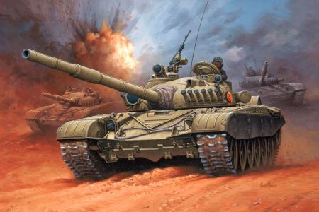 T-72，坦克，艺术