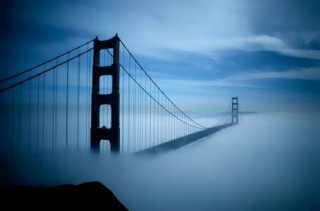 旧金山，桥梁，美国