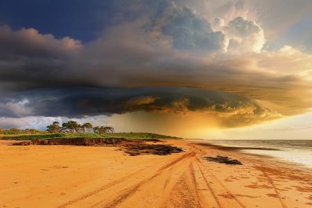 热带风暴，云，澳大利亚