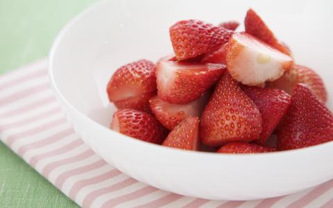 草莓，甜点，浆果