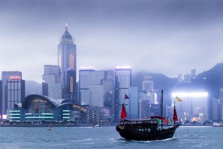 香港，中国，城市