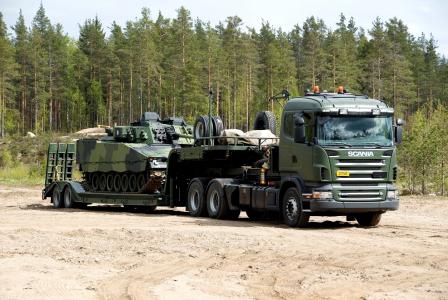 斯堪尼亚500 6x4，拖车，拖拉机