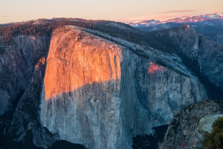 山，El Capitan，美国加州，El Capitan，优胜美地国家公园，优胜美地，加州