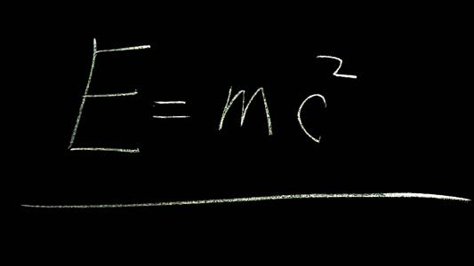 爱因斯坦，E = mc ^ 2，公式，物理，能量，质量，极简主义