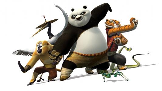 功夫熊猫，龙战士，愤怒的五，功夫熊猫