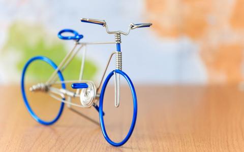 杂项，玩具，框架，自行车，蓝色，自行车，背景