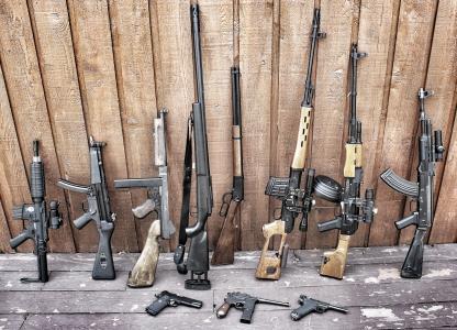 手枪，步枪，自动武器，武器