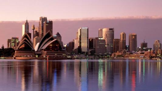 悉尼，水，天空，澳大利亚，城市