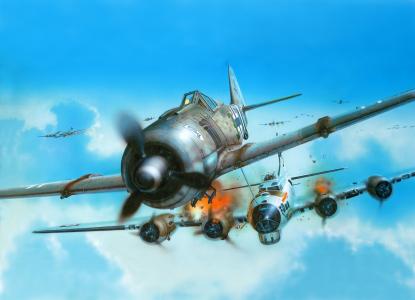 FW190A  -  8-R2，Focke-Wulf，战斗，二战