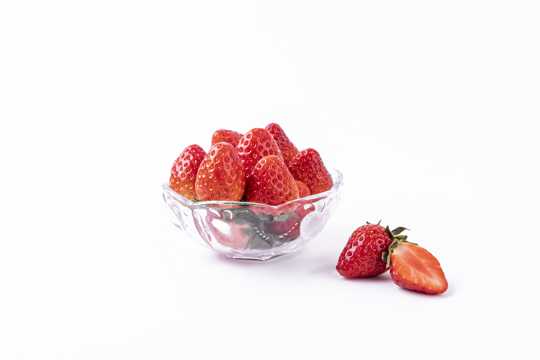 新鲜美食的草莓图片
