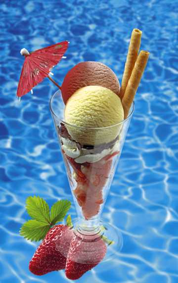 美式冰淇淋图片