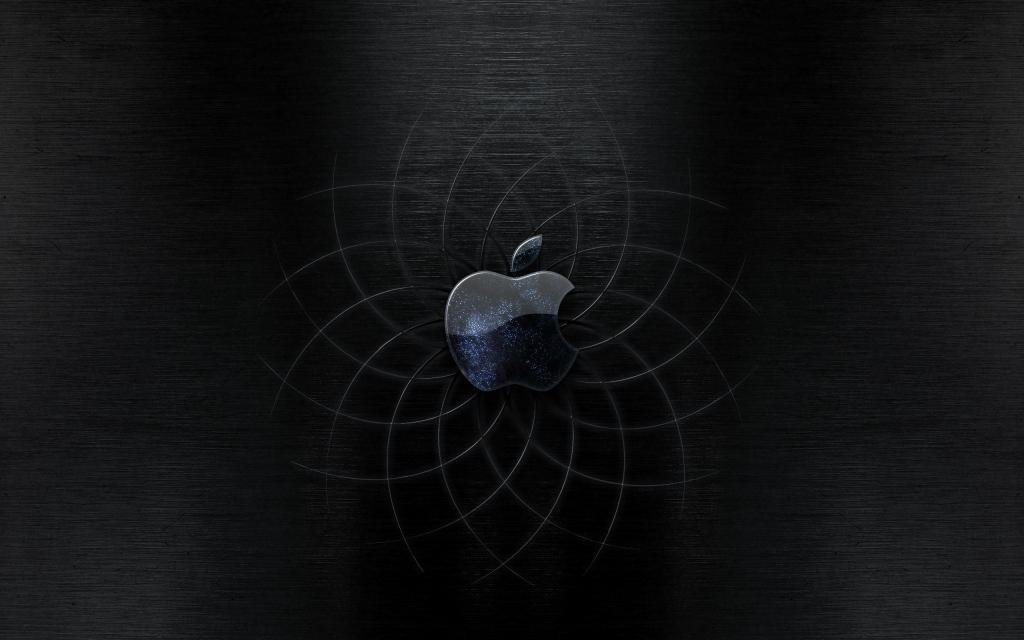 苹果最新壁纸黑色调图片
