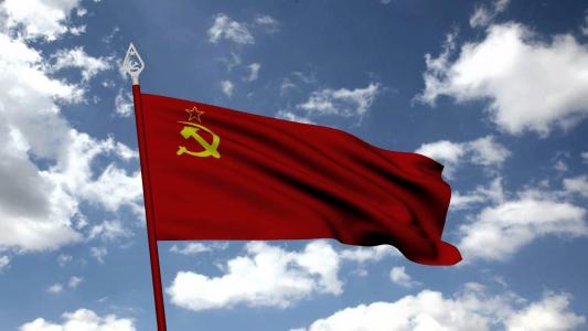 苏联国旗照片图片